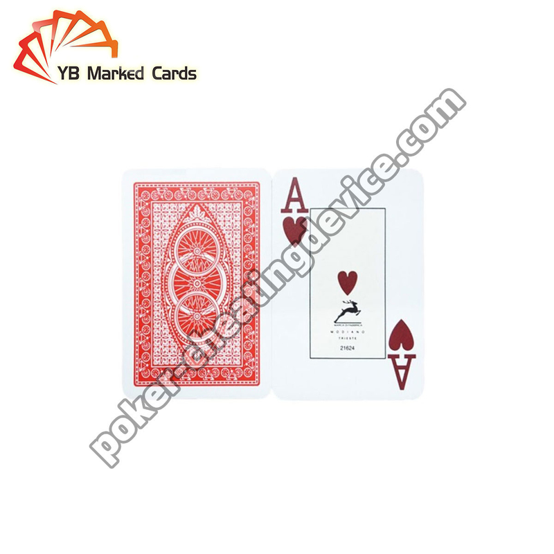 Modiano Juice Jumbo Bike Juice Deck Perspektif Güneş Gözlüğü için İşaretli Kartlar