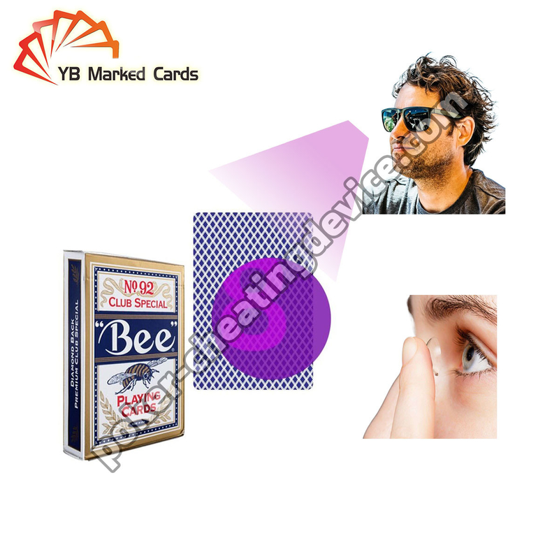 Yüksek Kaliteli Bee No.92 Görünmez Mürekkep İşaretli Kartlar HD Kontakt Lensleri İçin