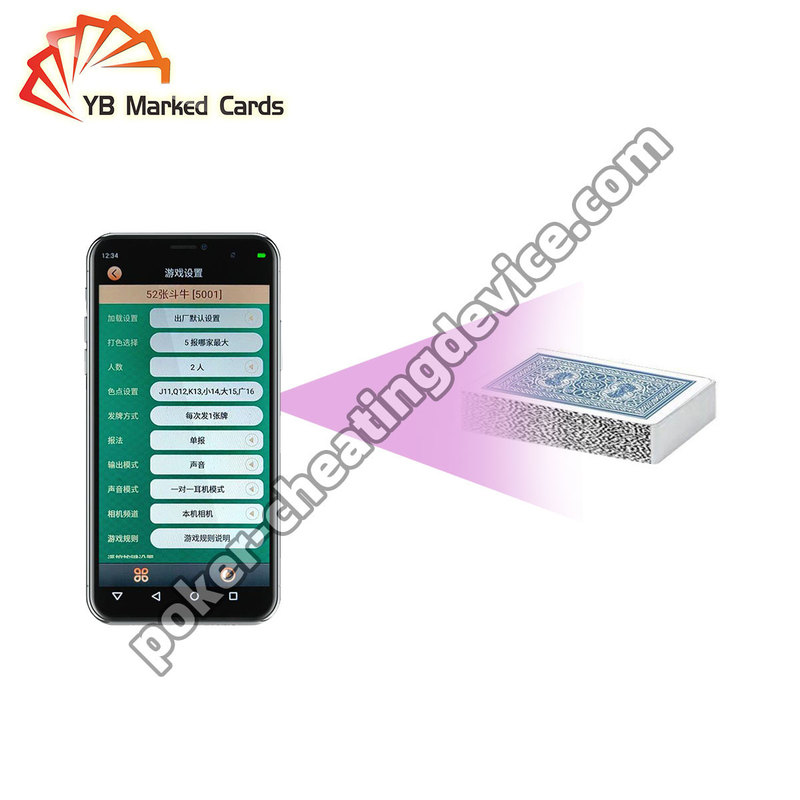 Gizli Yüksek Teknoloji IPhone Poker Kazanan El Analizcisi için Kart Kamerası