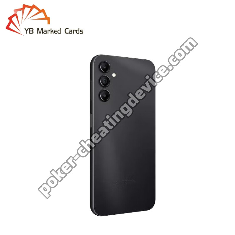 Anlık poker sonuçları için Samsung Galaxy A14 CVK 350 işaretli kart analizörü