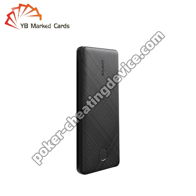 Power Bank Poker Çevirme Kartı Tarayıcısı Poker Analiz Aracı ve Barkod Kartları için