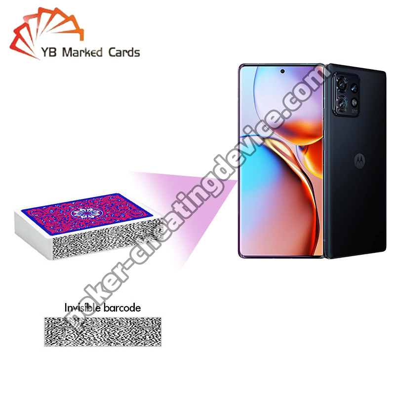 CVK 400 Motorola Edge+ İşaretli Barkod Oyun Kartları için Telefon Poker Analizörü