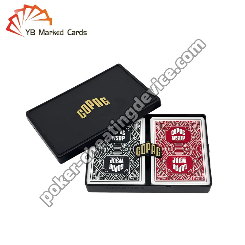 Görünmez Mürekkep Marked Poker Deck için Kızılötesi Kontakt Lensleri Görünmeyenleri Gör