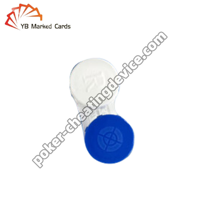 Poker hile için % 100 tespit doğruluğu ve % 50 su içeriği olan kızılötesi kontakt lensler