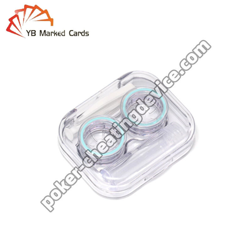 Görünmez mürekkeple işaretlenmiş kartlar için kontak lensleri