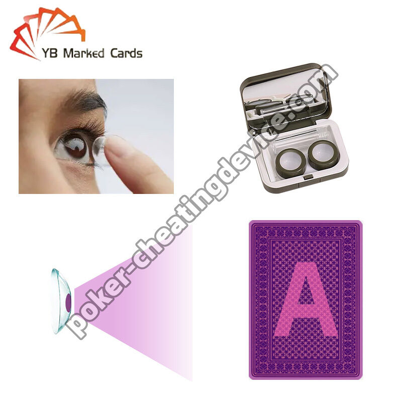 Görünmez Mürekkep Oyun Kartları için IR Kontakt Lensler – Stratejik Poker Avantajı