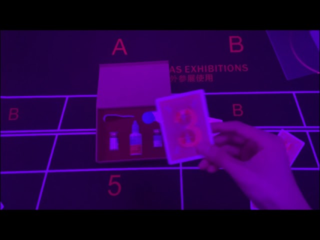 UV Görünmez Mürekkep Temas Lensleri İşaretli Oyun Kartları İçin