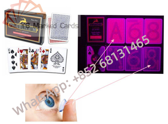 Magic Texas X Ray Kontakt Lensler Gamble Poker Hile için 14.5mm