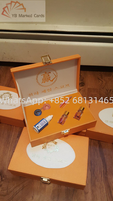 8.6mm IR Casus Görünmez Mürekkep Kontakt Lensler Magic Show İçin Oyun Kartları