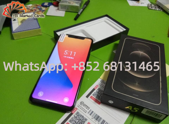 Black Poker Hile Ekipmanları Bluetooth'lu Samsung Galaxy Poker Kart Analizörü