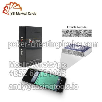 Poker Hile Cihazları İçin ISO2001 Poker Kulübü Barkodu İşaretli Oyun Kartları