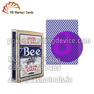 Bee No.92 Kızılötesi İşaretli Oyun Kartları İşaretli Kartlar İçin Hile Cihazları