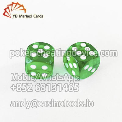 Poker Hile Ekipmanları için Magic Professional 6 Taraf 16mm Plastik Zar