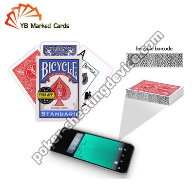 Bisiklet Barcode Poker Hesaplayıcı için Kartlar İşaretli