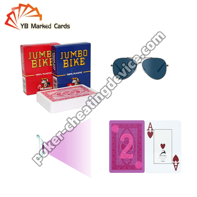 Modiano Juice Jumbo Bike Juice Deck Perspektif Güneş Gözlüğü için İşaretli Kartlar