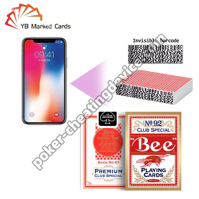Bee Poker Profesyonel Eğlence Barkod Poker Kartları IPhone Poker Analizcisi