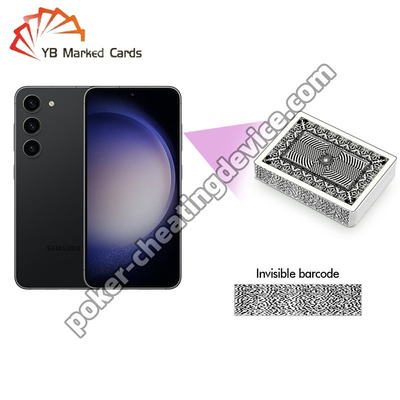 CVK Samsung Galaxy S22+ Barkod İşaretleme Kartları İçin Poker Oyun Kartları Analizörü
