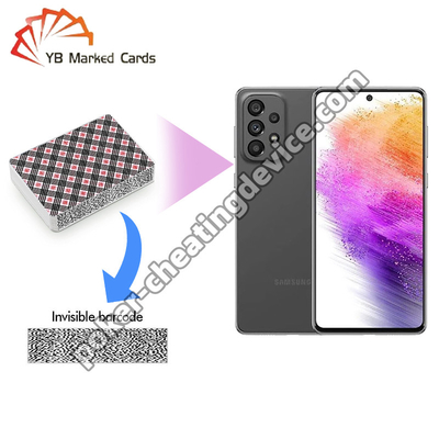 Samsung Galaxy A73 AKK K5 Barkodlu Kartlar İçin Poker Decks Analizörü