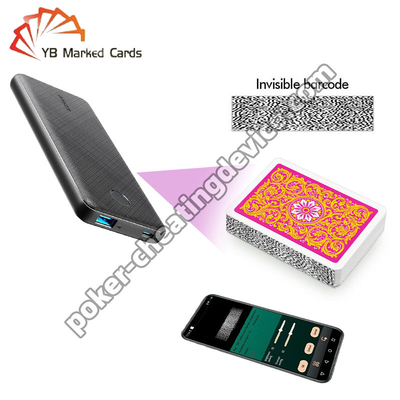Power Bank Poker Çevirme Kartı Tarayıcısı Poker Analiz Aracı ve Barkod Kartları için