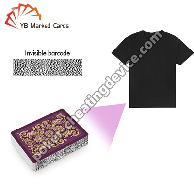 T-shirt Poker Kart Tarayıcı Poker Kart Analizcisi Ve Barkod İşaretleme Oyun Kartları