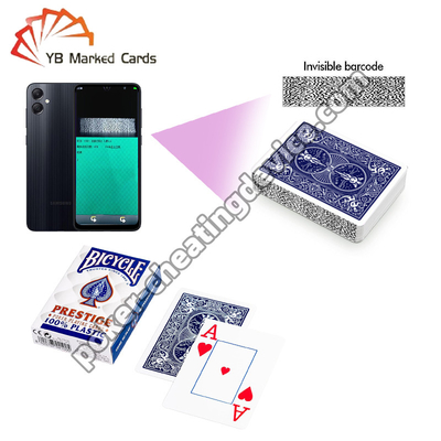 BICYCLE F44100 Prestige 100% Plastik Casino Barkod Oyun Kartları