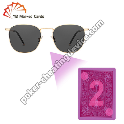 Poker için işaretli kart dedektörü gözlükler gizli siyah çerçeve optik derece güvenli avantaj hassaslık rakipsiz kart tespiti için tasarlanmıştır