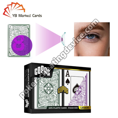 Copag Legacy Serisi İşaretleme Oyun Kartları Yeşil / Mor Deck Set