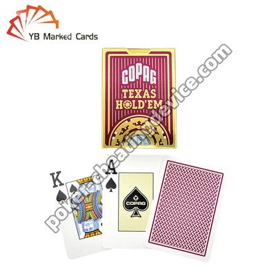 Copag Texas Hold'Em Görünmez Kızılötesi İşaretli Kartlar Kırmızı Tek Deck