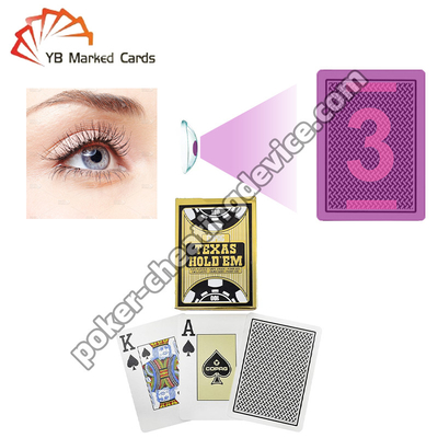 Copag Texas Hold'Em Gizli İşaretli Poker Kartları Tek Deck Siyah