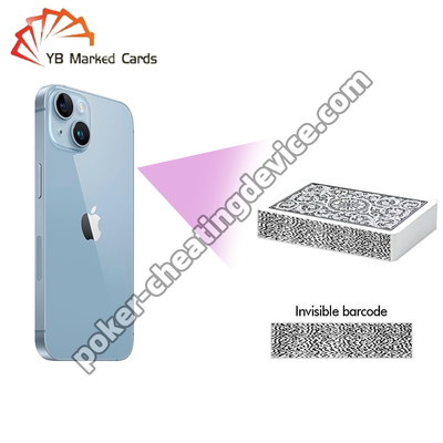 AKK A4 İşaretlenmiş Kartlar Poker Analizörü İşaretlenmiş Barkod Decks için
