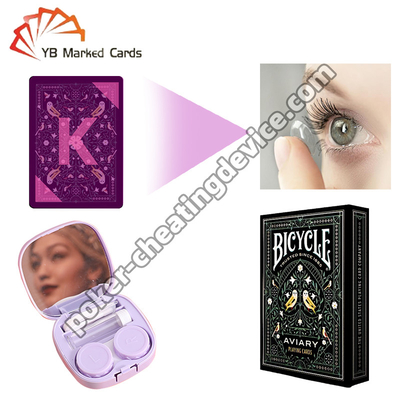 Görünmez mürekkep kartları için UV ışığı kontakt lensleri Profesyonel gibi hile poker