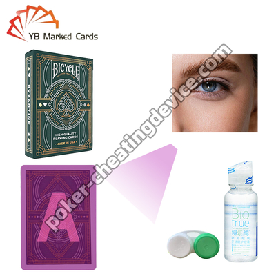 Bisiklet Kızılötesi Kontakt Lensleri için Bisiklet Bizanslı İşaretli Deck Oyun Kartları