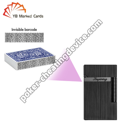 Barkod İşaretli Kartlar için Çakmak Gizli Poker Hile Kamerası