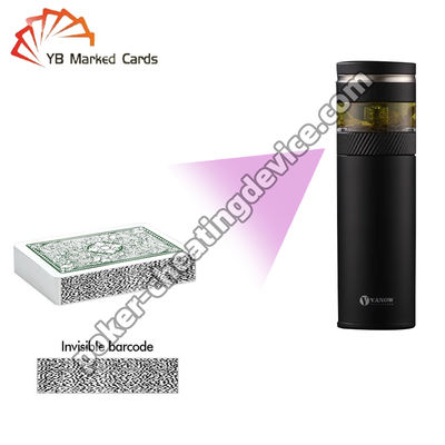 Barkodlu kartlar için su şişesi poker tarayıcısı