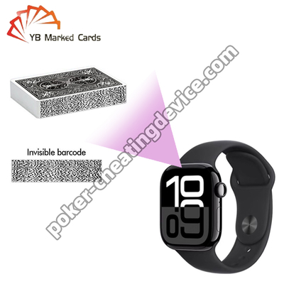 Apple Watch Poker Cheat Kart Tarayıcısı Barkod İşaretli Kartlar için