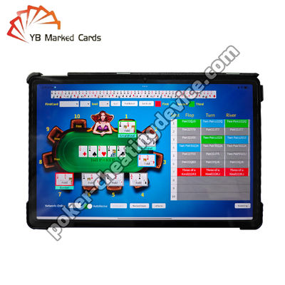 Gerçek Zamanlı Görüntüleyici Poker Analizcisi Tablet Cihazı Texas Hold'em