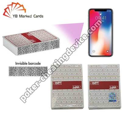 WPT Barcode Poker Kartları Poker Aldatma Analizörü için