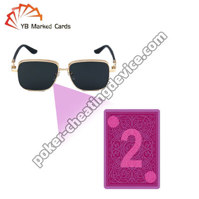 Kızılötesi İşaretli Kartlar Güneş Gözlüğü Oyun Kartlarını İşaretlemek İçin