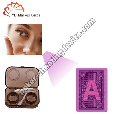 Görünmez mürekkep kızılötesi kontakt lensleri