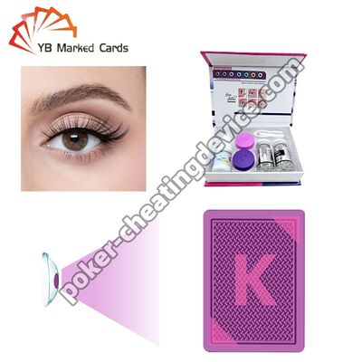 İşaretleme kartları Görünmez mürekkeple işaretlenmiş kartlar için kontakt lensler
