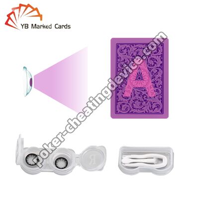 Görünmez Mürekkeple İşaretlenmiş Kartlar İçin Kızılötesi Kontakt Lensler