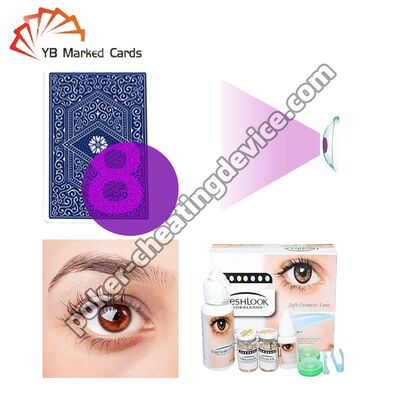 Profesyonel IR Kontakt Lensleri Omaha Hileli Oynamak İçin Kızılötesi Oyun Kartlarını Okumak İçin