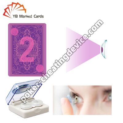 Poker Kartları İçin Görünmez Temas Lensleri