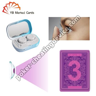 Parlak işaretli kartlar için gelişmiş hile temas lensleri